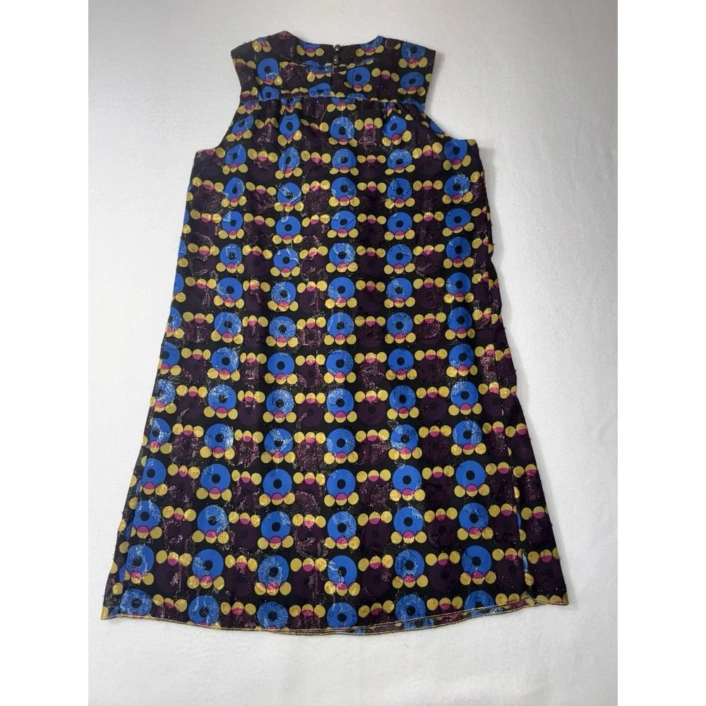 Anna Sui for Target Metallic Circles Shift‎ Sleeveless Mini Dress XS Multi NWT